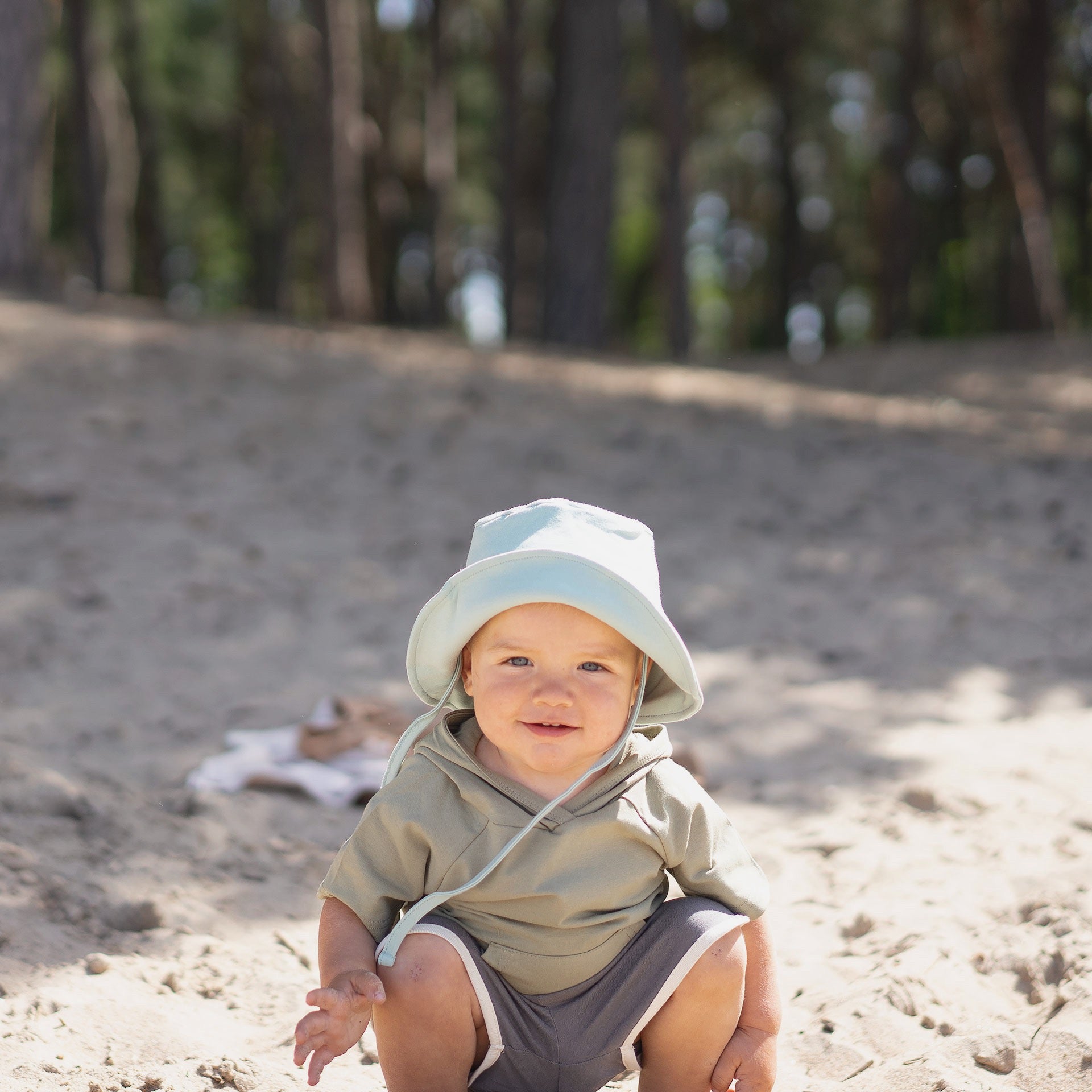 Organic cotton baby sun hat online