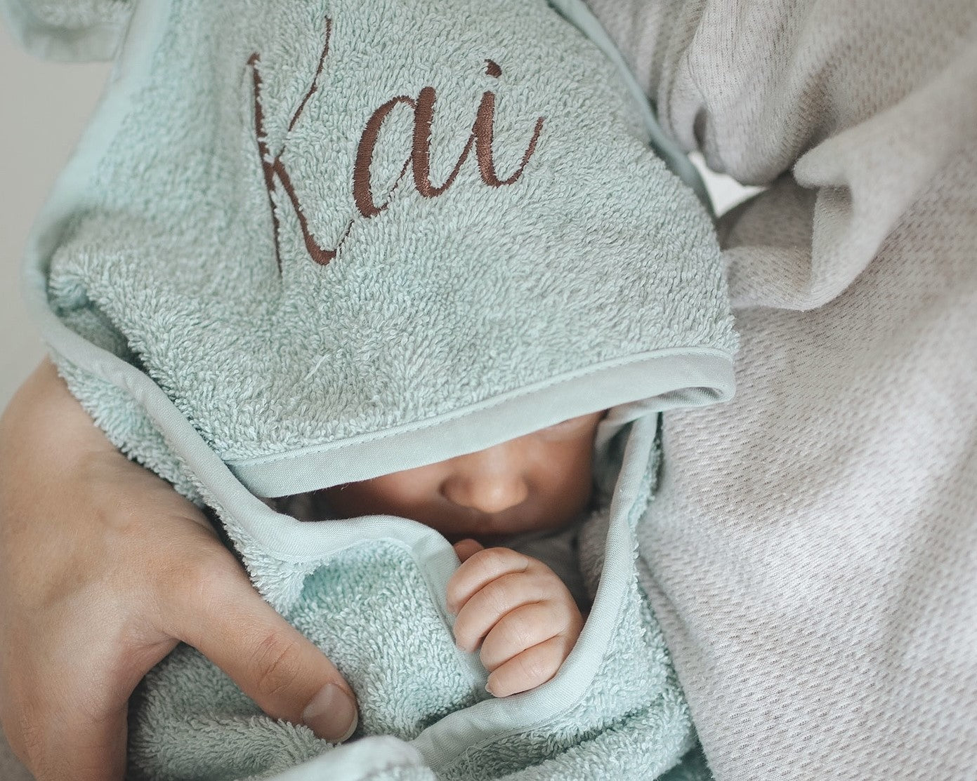 Personalised & Embroidered Baby Name Towels