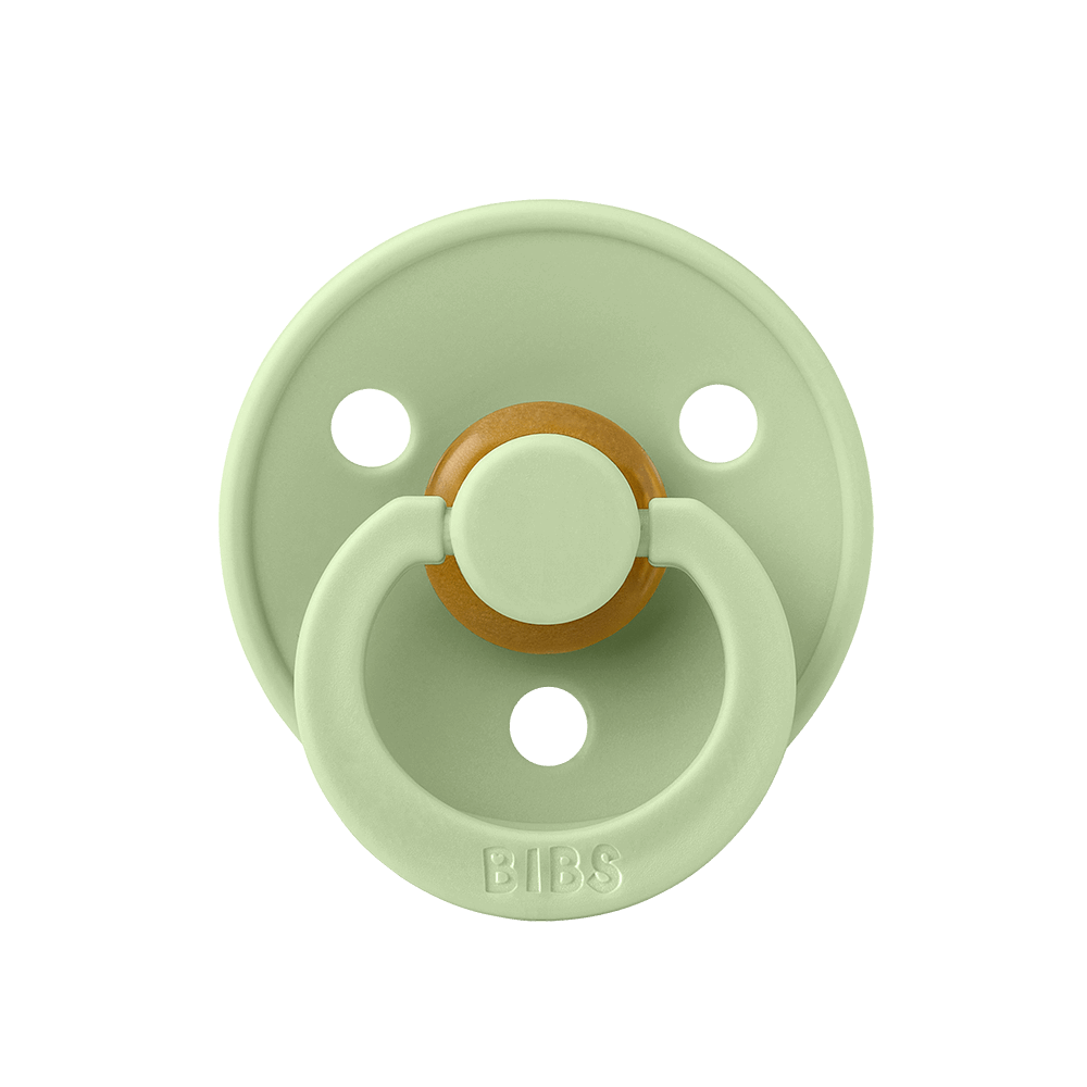 BIBS Colour Natural Rubber Latex Pacifiers (Size 1 & 2) - Personalisable Baby Products Sold and Personalised by JustBørn