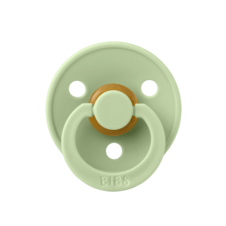 BIBS Colour Natural Rubber Latex Pacifiers (Size 1 & 2) - Personalisable Baby Products Sold and Personalised by JustBørn