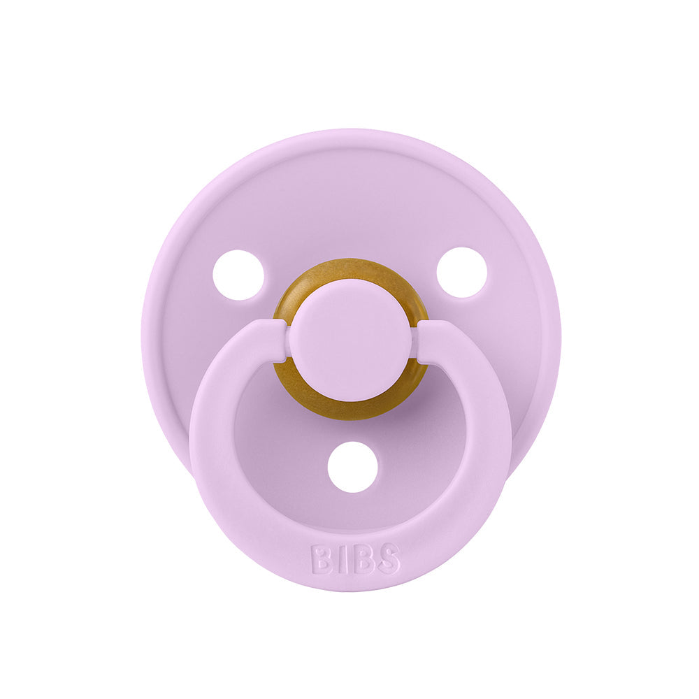 BIBS Colour Natural Rubber Latex Pacifiers (Size 1 & 2) Violet Sky - Personalisable Baby Products Sold and Personalised by JustBørn