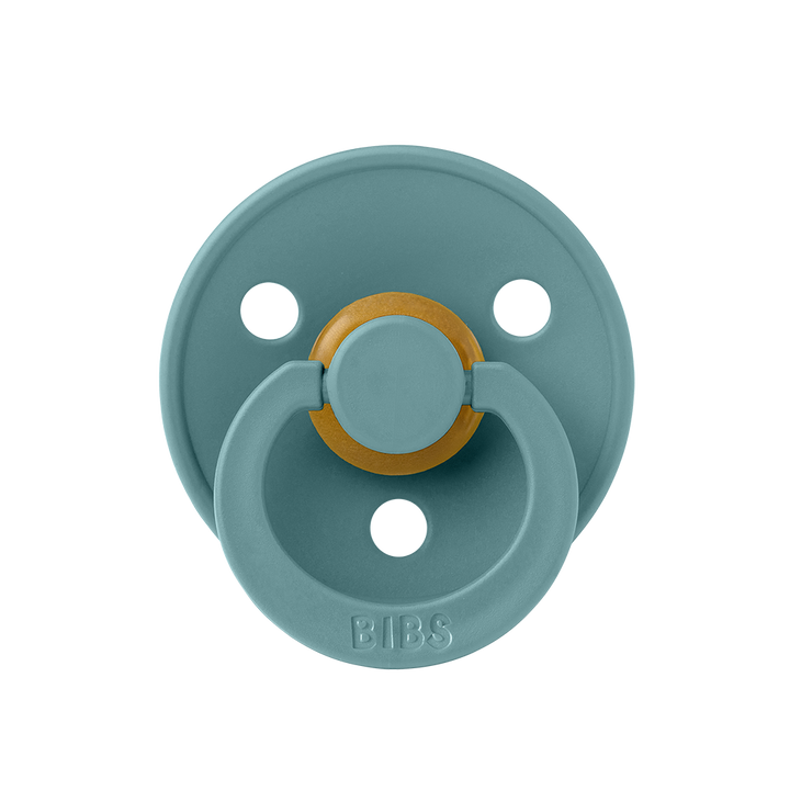 BIBS Colour Natural Rubber Latex Pacifiers (Size 1 & 2) Island Sea - Personalisable Baby Products Sold and Personalised by JustBørn