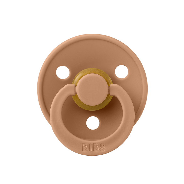 BIBS Colour Natural Rubber Latex Pacifiers (Size 1 & 2) Earth - Personalisable Baby Products Sold and Personalised by JustBørn