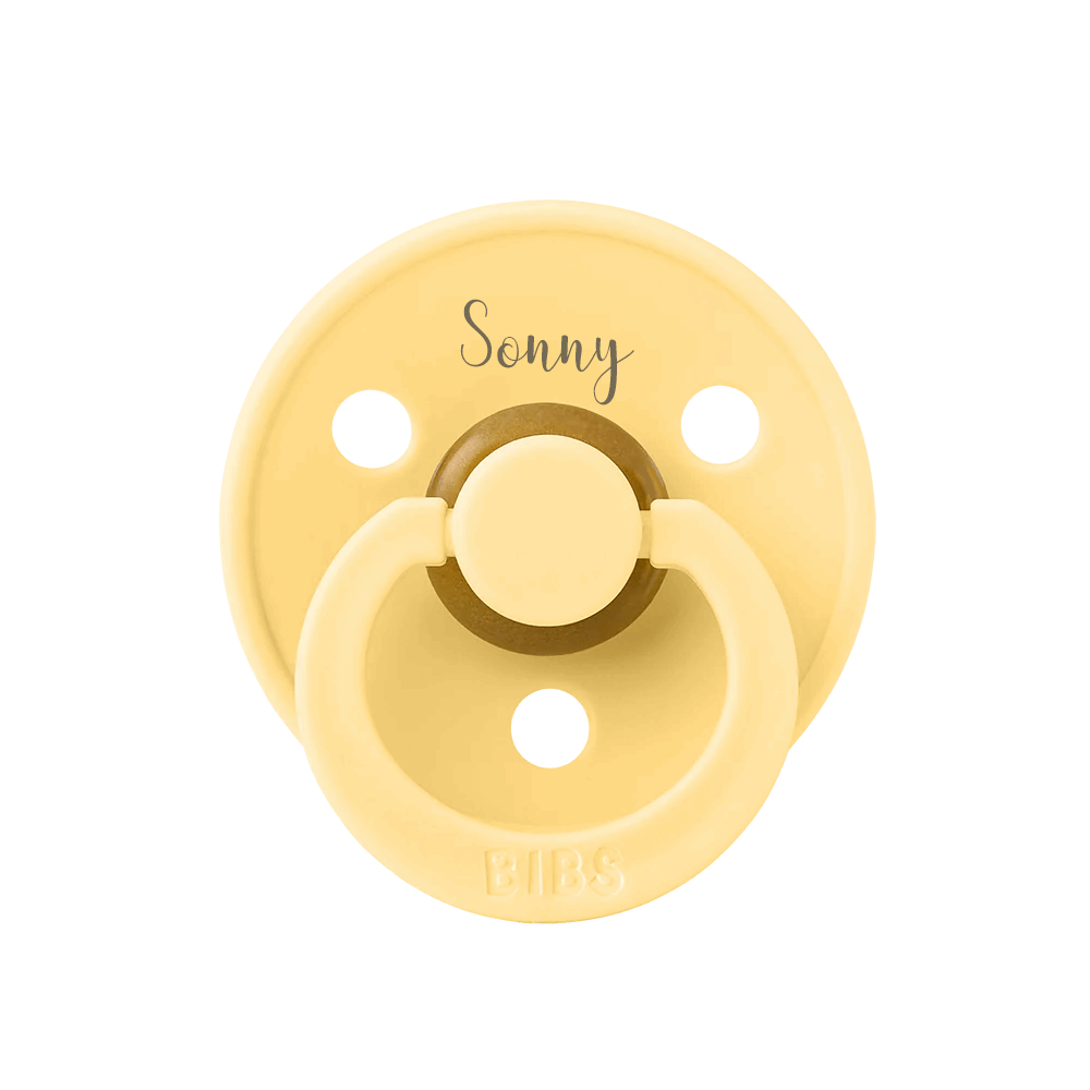 BIBS Colour Natural Rubber Latex Pacifiers (Size 1 & 2) | Personalised - Personalisable Baby Products Sold and Personalised by JustBørn