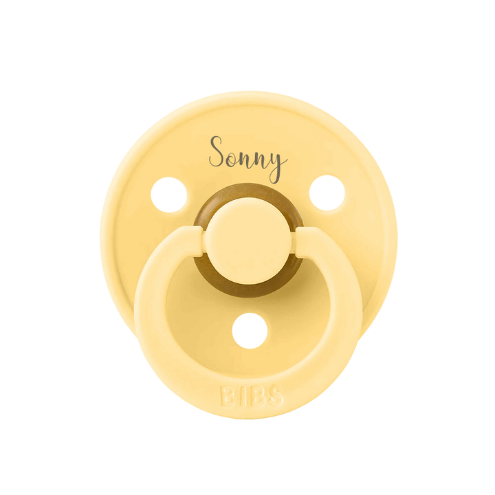 BIBS Colour Natural Rubber Latex Pacifiers (Size 1 & 2) | Personalised - Personalisable Baby Products Sold and Personalised by JustBørn