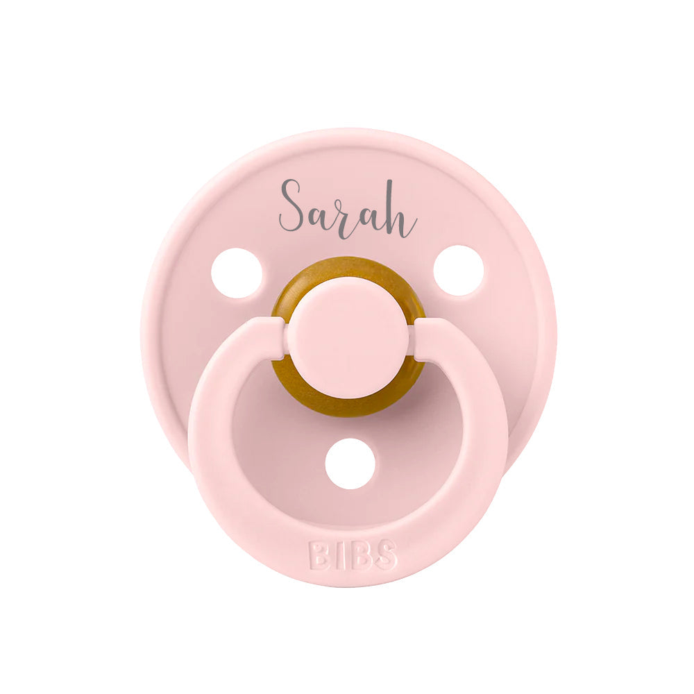 BIBS Colour Natural Rubber Latex Pacifiers (Size 1 & 2) | Personalised Blossom - Personalisable Baby Products Sold and Personalised by JustBørn