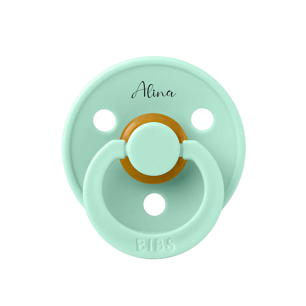 BIBS Colour Natural Rubber Latex Pacifiers (Size 1 & 2) | Personalised Nordic Mint - Personalisable Baby Products Sold and Personalised by JustBørn