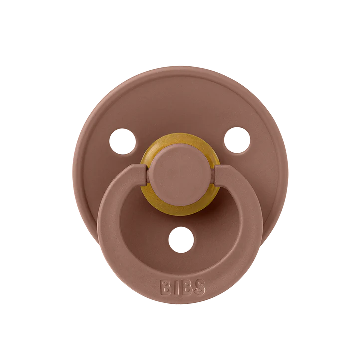 BIBS Colour Natural Rubber Latex Pacifiers (Size 3) | Personalisable Woodchuck No - Personalisable Baby Products Sold and Personalised by JustBørn