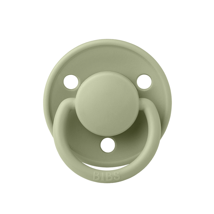 BIBS De Lux Natural Rubber Latex Pacifiers Sage - Personalisable Baby Products Sold and Personalised by JustBørn