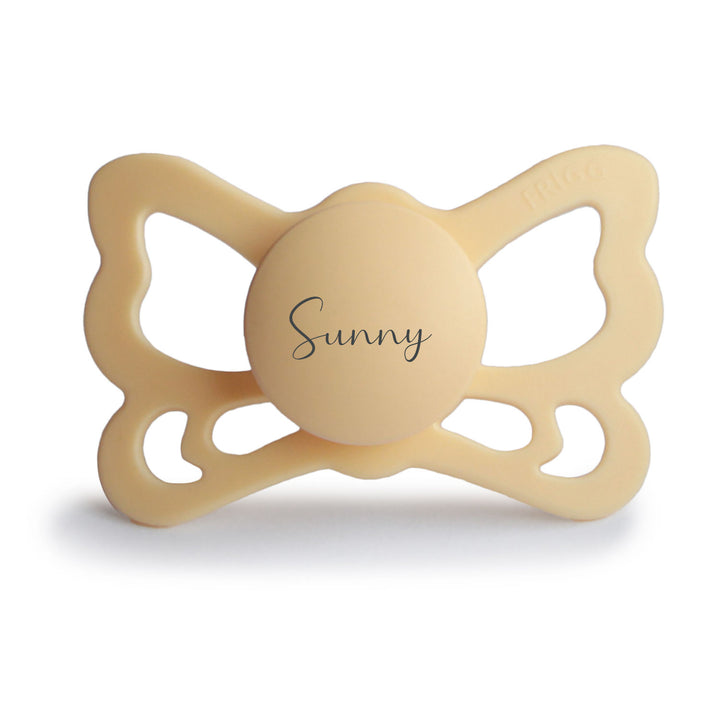 FRIGG Butterfly Anatomical Silicone Pacifiers | Personalised - Personalisable Baby Products Sold and Personalised by JustBørn