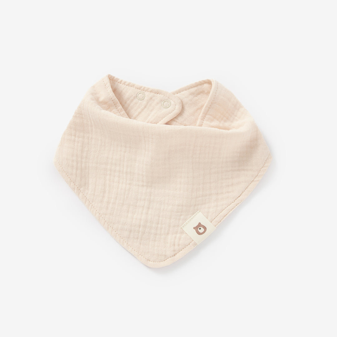 JBØRN Organic Cotton Muslin Baby Dribble Bib | Personalisable - Personalisable Baby Products Sold and Personalised by JustBørn