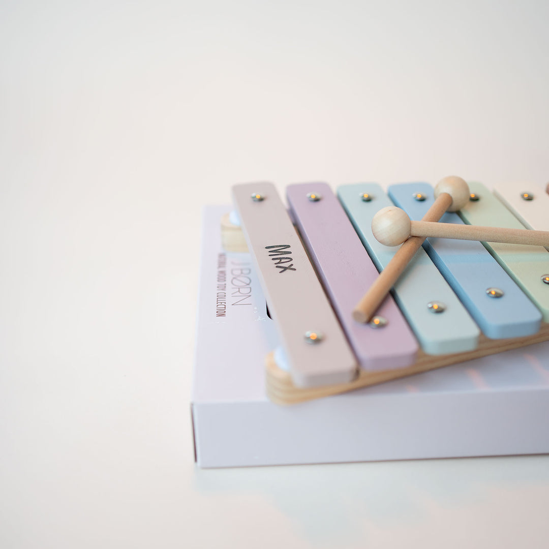 JBØRN Personalised Xylophone Toy Yes - Personalisable Baby Products Sold and Personalised by JustBørn