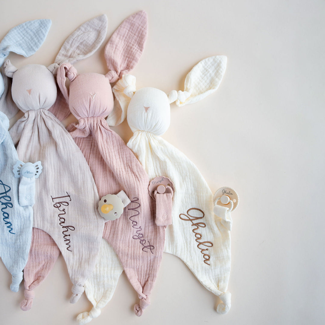 JBØRN Organic Cotton Bunny Comforter - Personalisable Baby Products Sold and Personalised by JustBørn