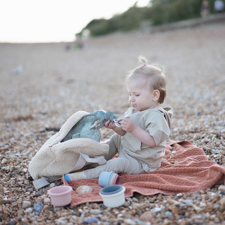 JBØRN Organic Cotton Short Sleeve Hooded Top - Personalisable Baby Products Sold and Personalised by JustBørn