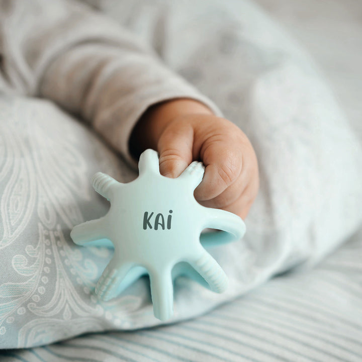 JBØRN Teething Ball Toy - Personalisable Baby Products Sold and Personalised by JustBørn