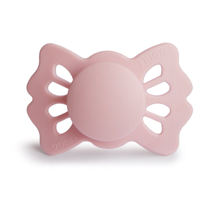 FRIGG Lucky Symmetrical Silicone Pacifiers | Personalised Baby Pink No - Personalisable Baby Products Sold and Personalised by JustBørn