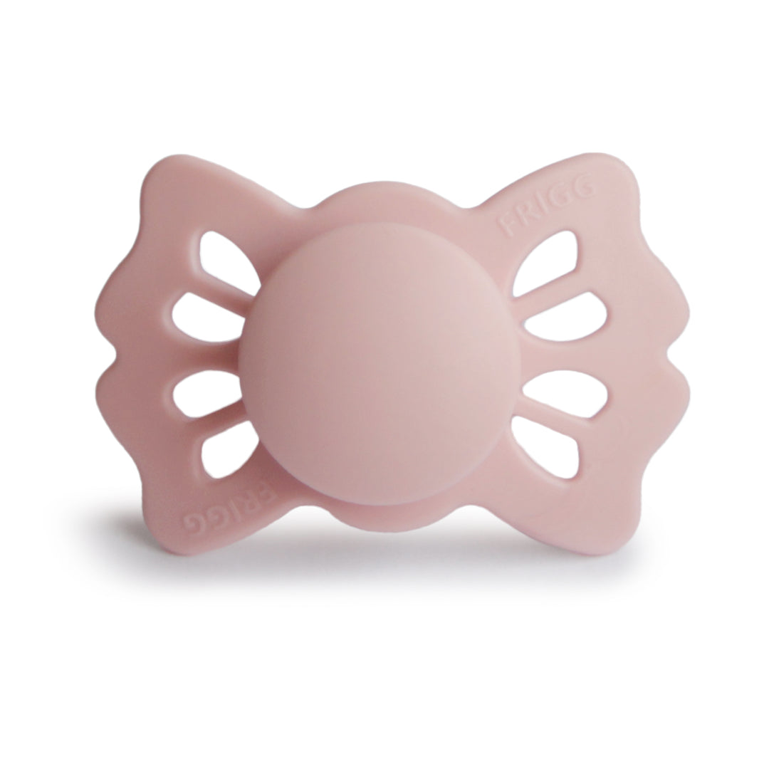 FRIGG Lucky Symmetrical Silicone Pacifiers | Personalised Blush No - Personalisable Baby Products Sold and Personalised by JustBørn