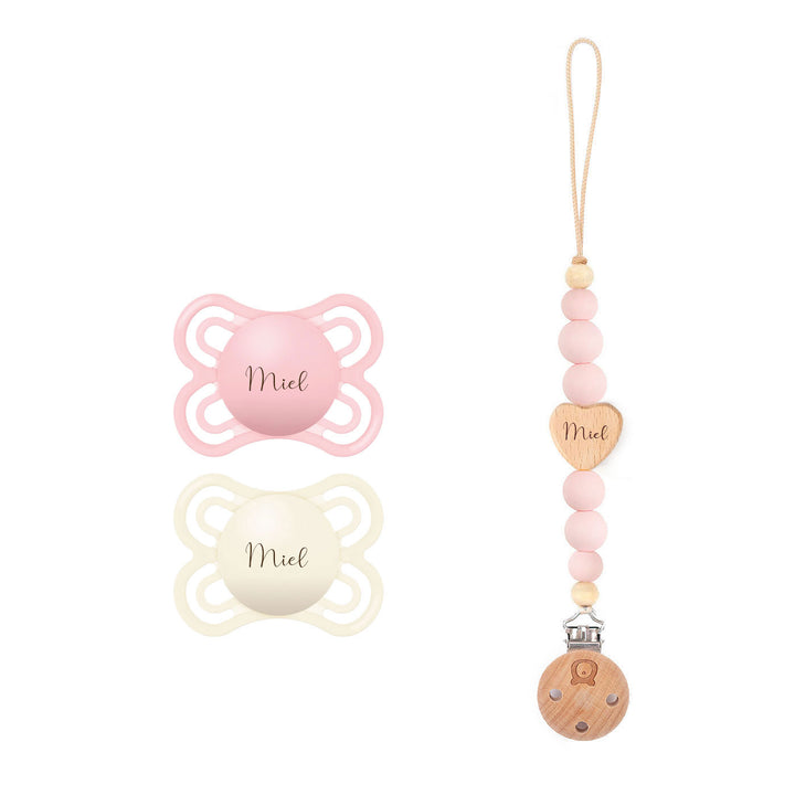 MAM Soother Perfect 0-6 Months & Matching Pacifier Clip - Personalisable Baby Products Sold and Personalised by JustBørn