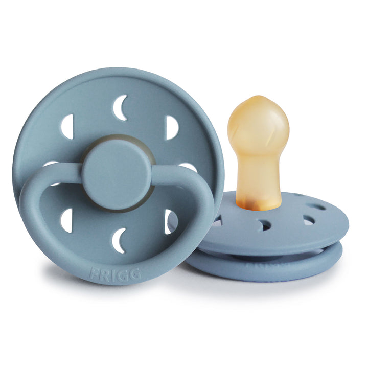 FRIGG Moon Natural Rubber Latex Pacifiers | Personalised - Personalisable Baby Products Sold and Personalised by JustBørn