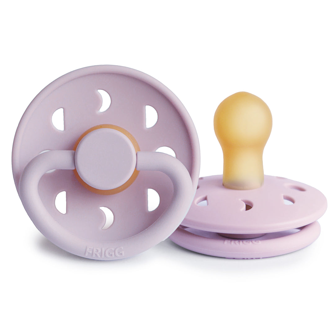 FRIGG Moon Natural Rubber Latex Pacifiers | Personalised - Personalisable Baby Products Sold and Personalised by JustBørn