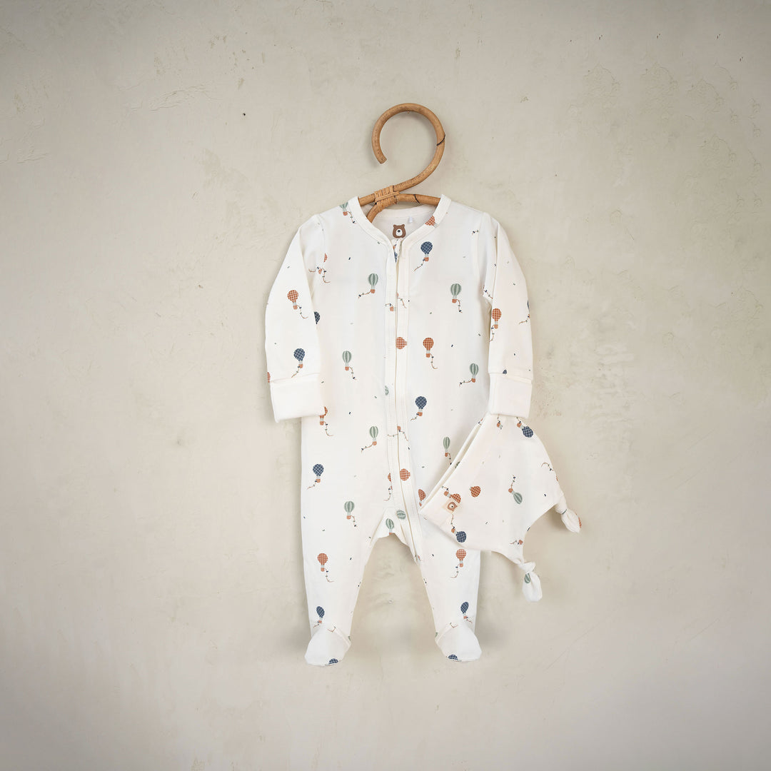 JBØRN Organic Cotton Baby Sleepsuit 0-3 Months - Personalisable Baby Products Sold and Personalised by JustBørn