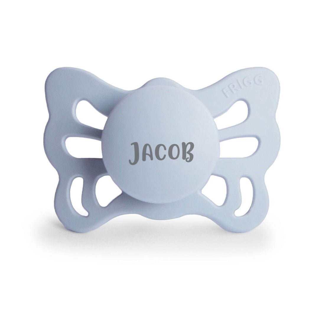 FRIGG Butterfly Anatomical Silicone Pacifiers | Personalised - Personalisable Baby Products Sold and Personalised by JustBørn