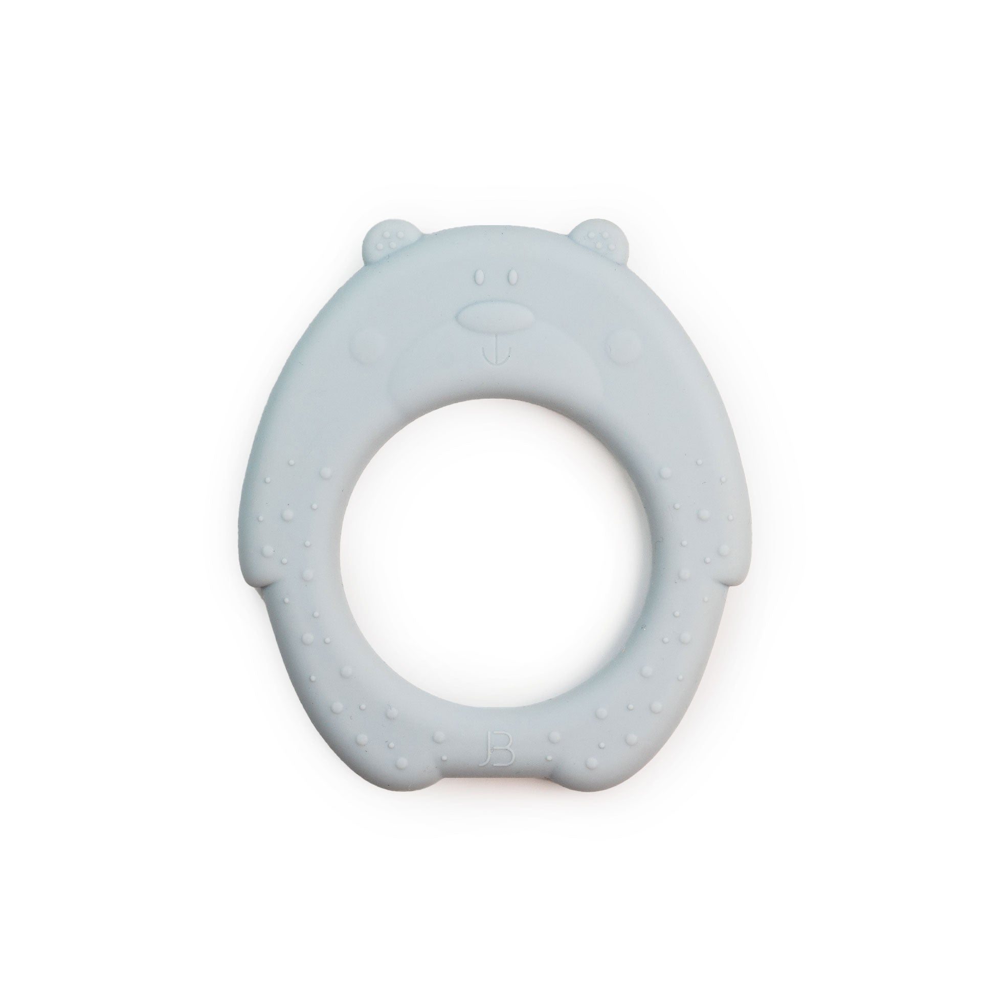 Stainless steel hot sale teething ring